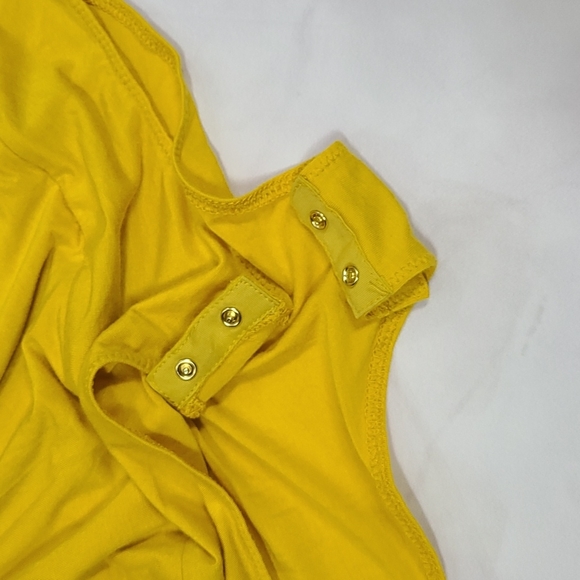 J. Crew Yellow Surplice Bodysuit - Picture 8 of 11